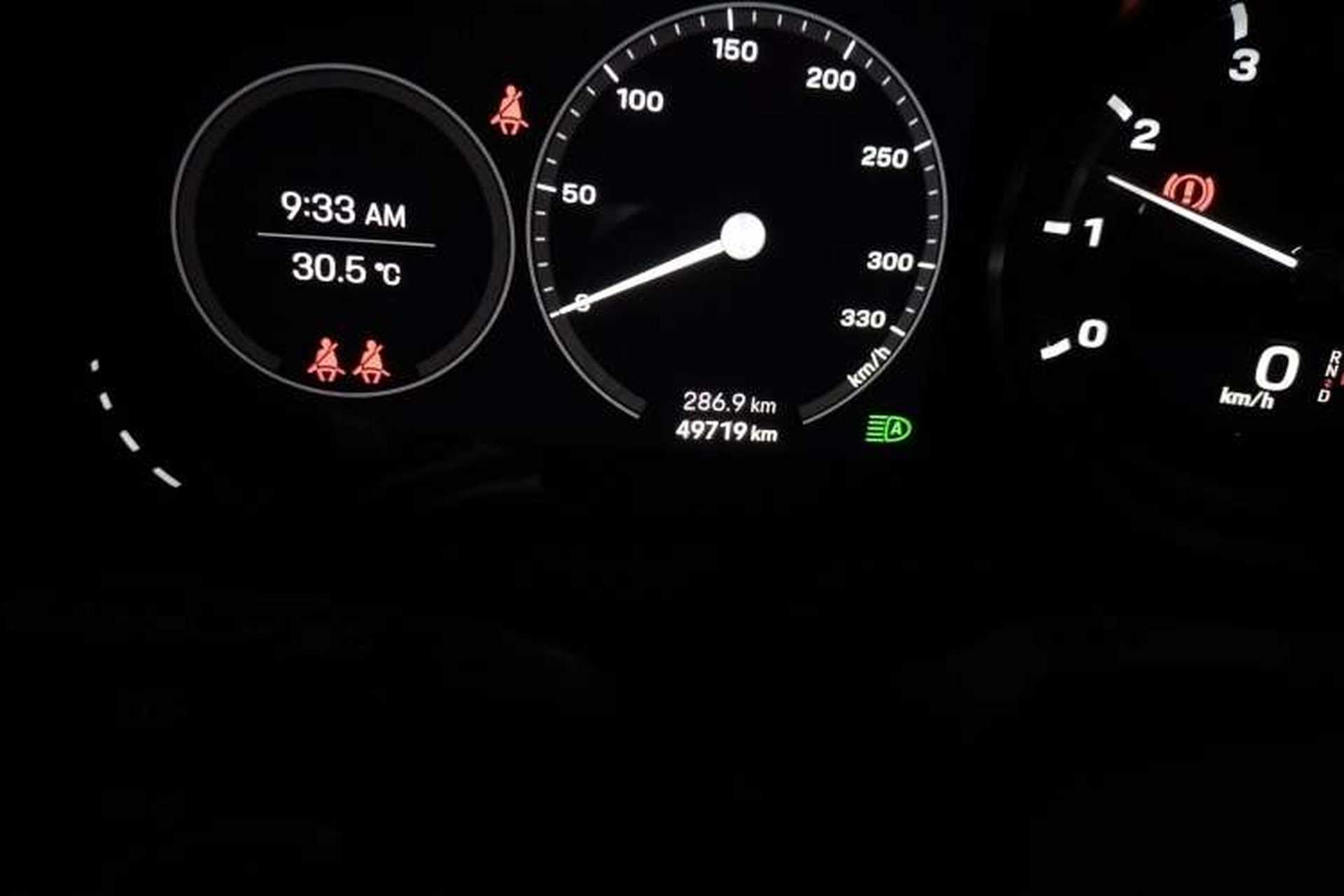 Used Porsche 911 2022 Carrera 3.0T Odometer Close Up