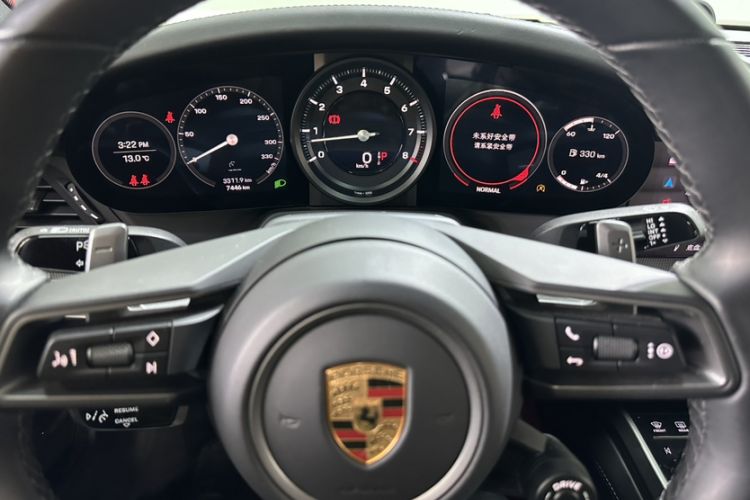 Used Porsche 911 2023 Carrera 3.0T Odometer Close Up