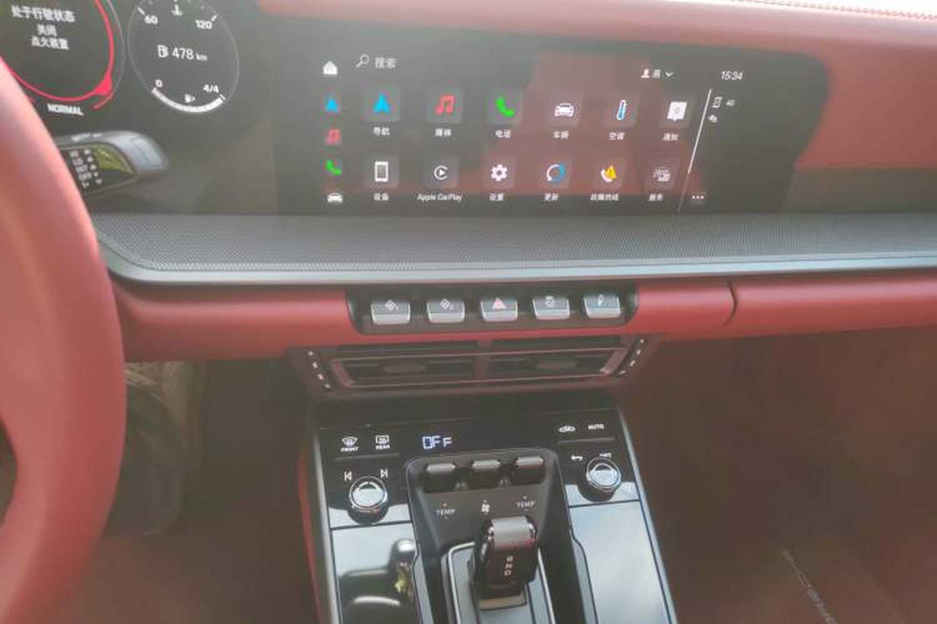 Used Porsche 911 2023 Carrera 3.0T Audio And AC Panel