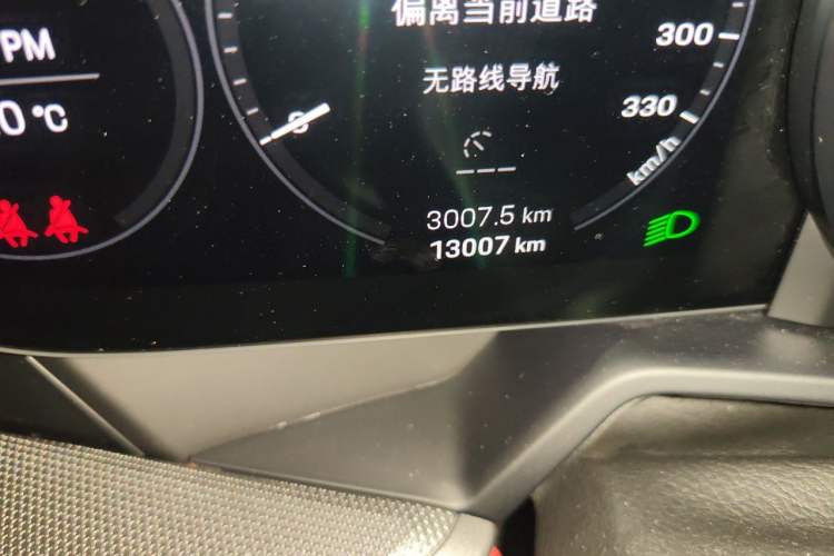 Used Porsche 911 2023 Targa 4 3.0T Odometer Close Up