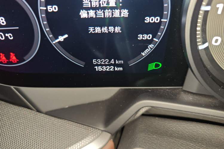 Used Porsche 911 2023 Carrera S 3.0T Odometer Close Up