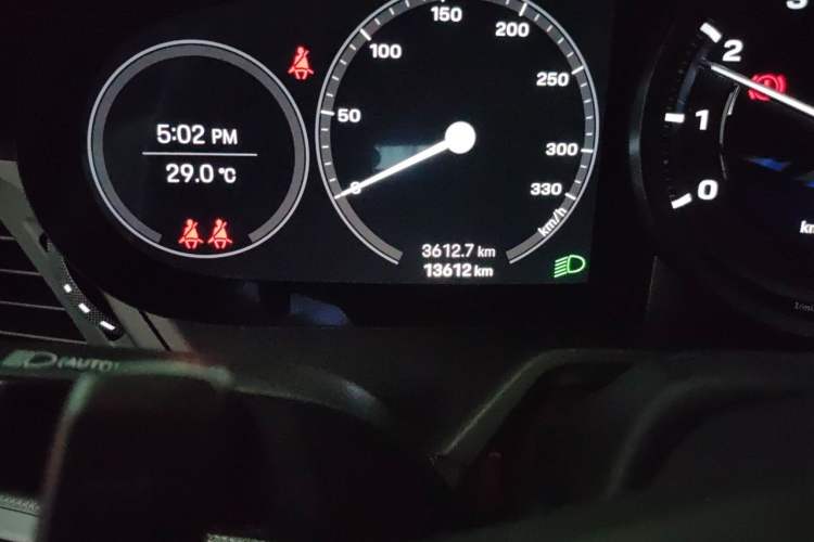 Used Porsche 911 2023 Carrera 3.0T Odometer Close Up