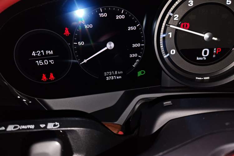 Used Porsche 911 2023 Carrera 3.0T Odometer Close Up