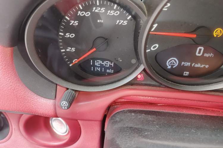 Used Porsche Boxster 2006 Boxster 2.7L Odometer Close Up