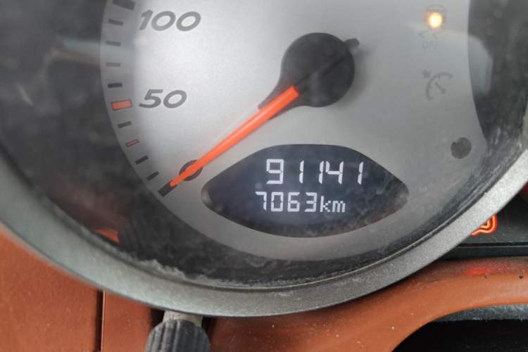 Used Porsche Boxster 2009 Boxster S 3.4L Odometer Close Up