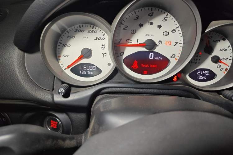 Used Porsche Boxster 2009 Boxster S 3.4L Odometer Close Up