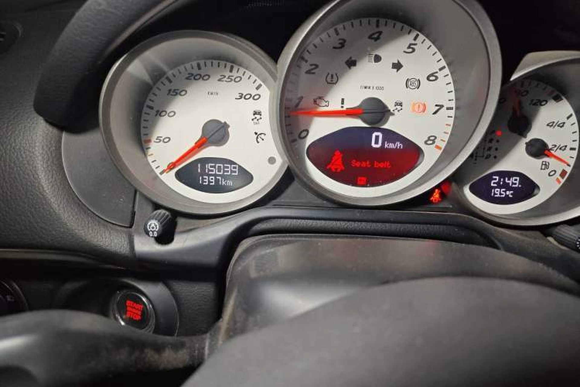 Used Porsche Boxster 2009 Boxster S 3.4L Odometer Close Up