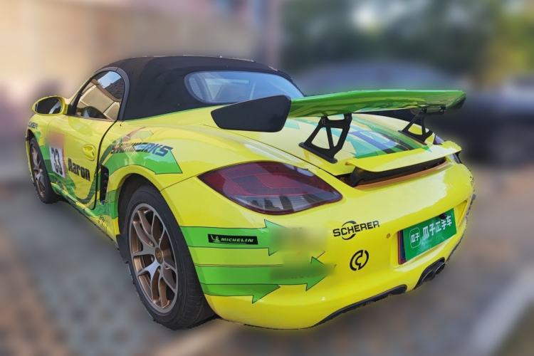 Used Porsche Boxster 2010 Boxster Spyder 3.4L Rear Left 45 Deg