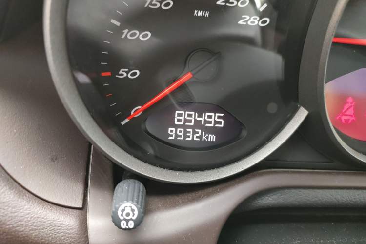 Used Porsche Boxster 2011 Boxster Black Edition 2.9L Odometer Close Up