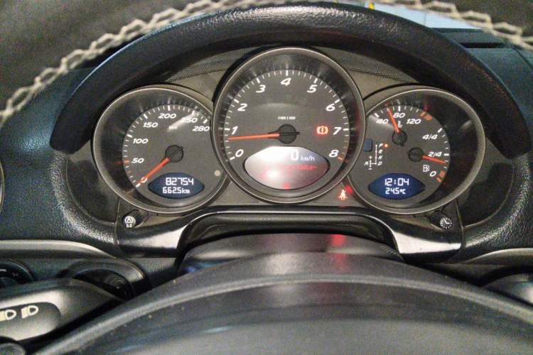 Used Porsche Boxster 2011 Boxster Black Edition 2.9L Odometer Close Up