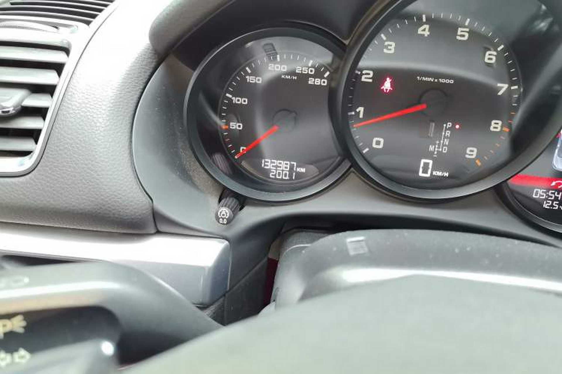 Used Porsche Boxster 2013 Boxster 2.7L Odometer Close Up