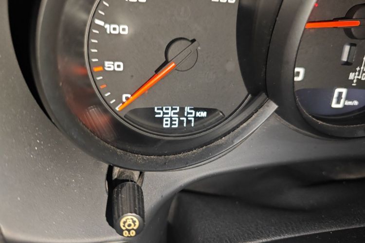 Used Porsche Boxster 2015 Boxster Style Edition 2.7L Odometer Close Up