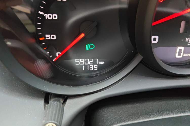 Used Porsche Boxster 2015 Boxster Style Edition 2.7L Odometer Close Up