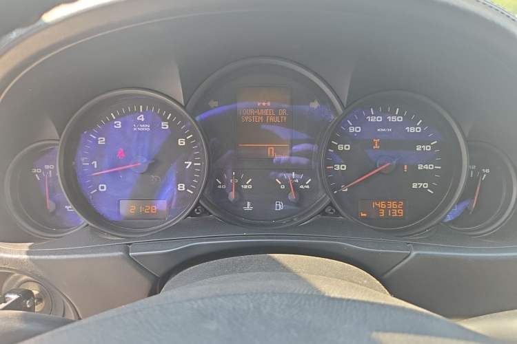 Used Porsche Cayenne 2007 Cayenne 3.6L Odometer Close Up