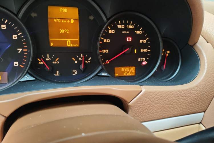 Used Porsche Cayenne 2007 Cayenne 3.6L Odometer Close Up