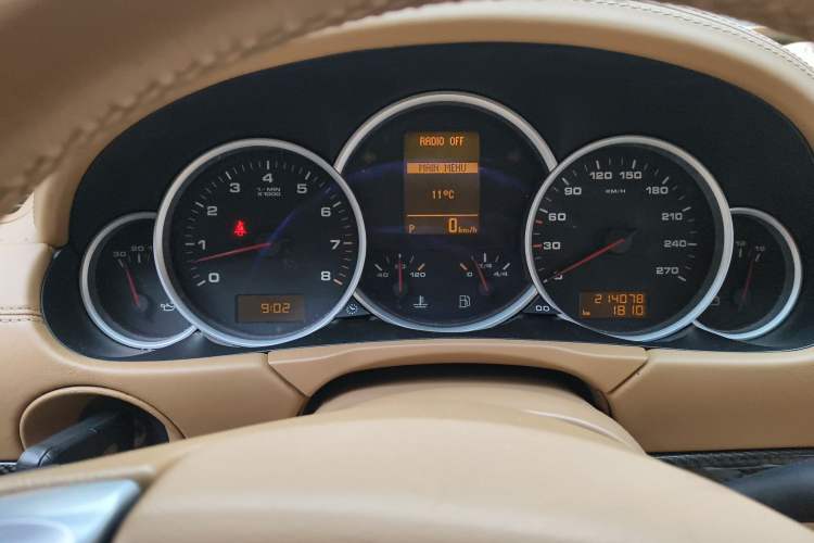 Used Porsche Cayenne 2008 Cayenne GTS 4.8L Odometer Close Up