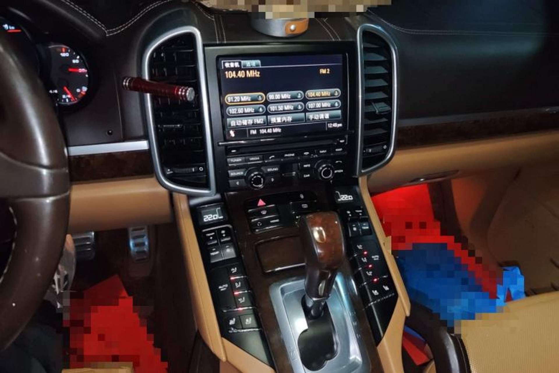 Used Porsche Cayenne 2011 Cayenne Turbo 4.8T Audio And AC Panel