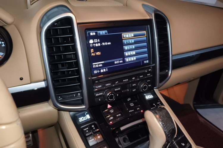 Used Porsche Cayenne 2011 Cayenne 3.0T Audio And AC Panel