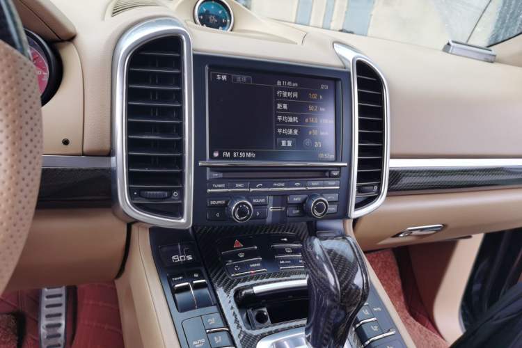 Used Porsche Cayenne 2011 Cayenne 3.0T Audio And AC Panel