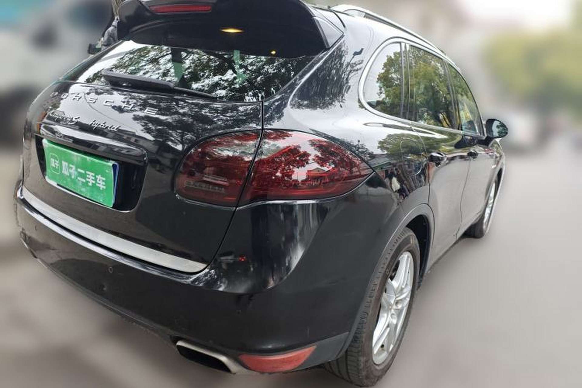 Used Porsche Cayenne 2011 Cayenne S Hybrid 3.0T Rear Right 45 Deg