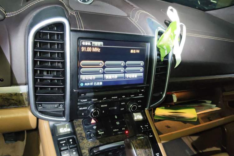 Used Porsche Cayenne 2011 Cayenne Turbo 4.8T Audio And AC Panel