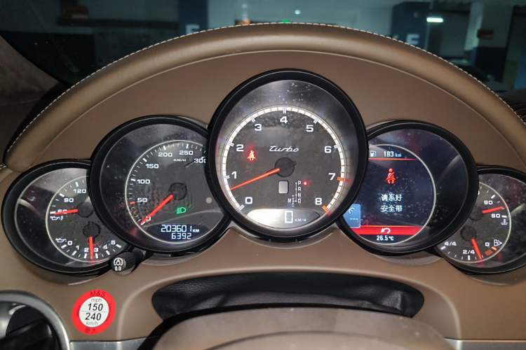 Used Porsche Cayenne 2011 Cayenne Turbo 4.8T Instrument Cluster