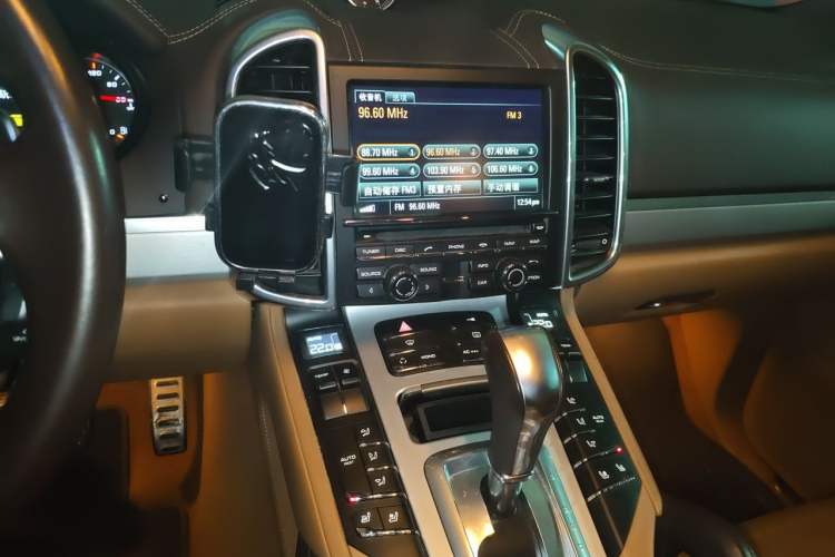 Used Porsche Cayenne 2011 Cayenne Turbo 4.8T Audio And AC Panel