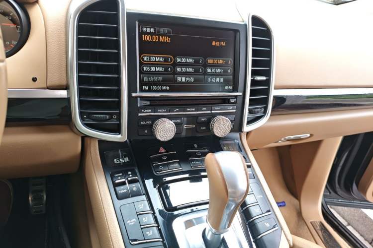 Used Porsche Cayenne 2011 Cayenne S 4.8L Audio And AC Panel