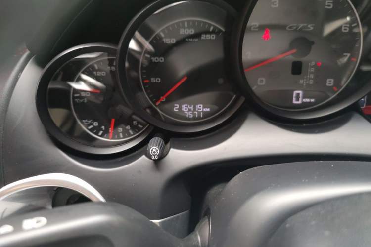 Used Porsche Cayenne 2012 Cayenne GTS 4.8L Odometer Close Up
