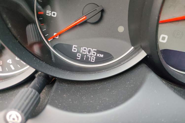 Used Porsche Cayenne 2012 Cayenne GTS 4.8L Odometer Close Up