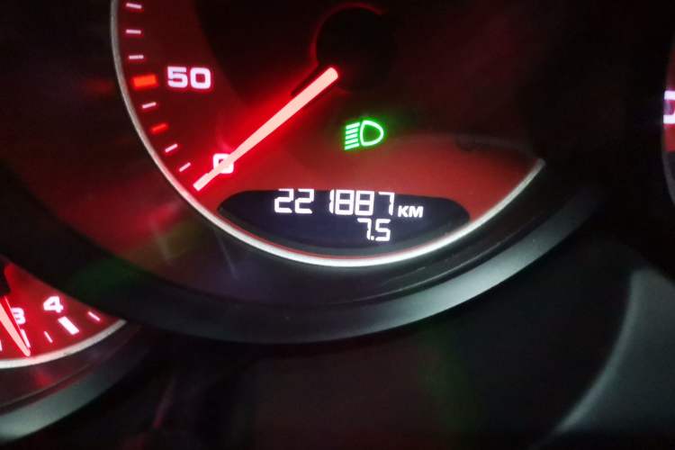 Used Porsche Cayenne 2012 Cayenne GTS 4.8L Odometer Close Up