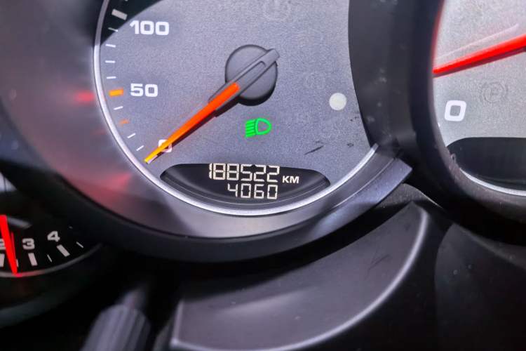 Used Porsche Cayenne 2012 Cayenne GTS 4.8L Odometer Close Up