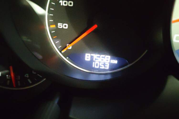Used Porsche Cayenne 2012 Cayenne GTS 4.8L Odometer Close Up
