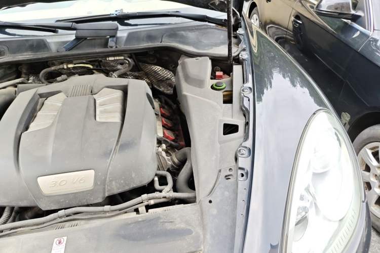 Used Porsche Cayenne 2014 Cayenne Platinum Edition 3.0T Engine Bay Left