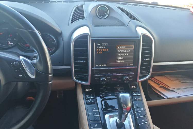 Used Porsche Cayenne 2014 Cayenne Platinum Edition 3.0T Audio And AC Panel