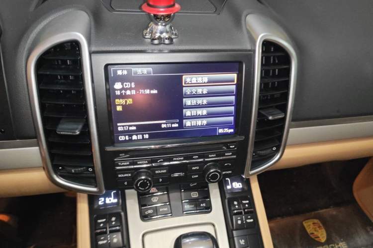 Used Porsche Cayenne 2014 Cayenne Platinum Edition 3.0T Audio And AC Panel