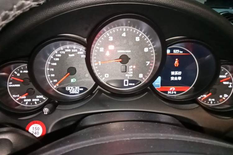 Used Porsche Cayenne 2014 Cayenne Platinum Edition 3.0T Instrument Cluster