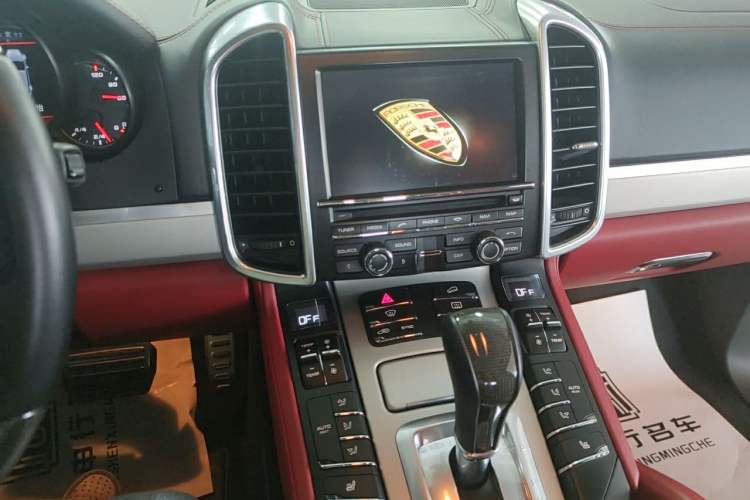 Used Porsche Cayenne 2015 Cayenne Turbo 4.8T Audio And AC Panel