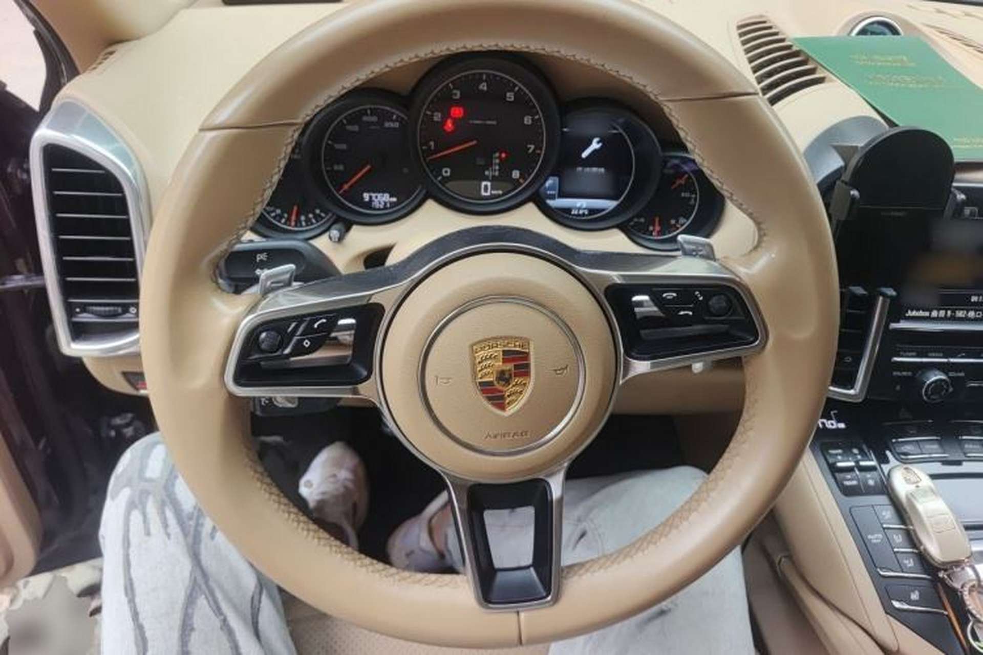 Used Porsche Cayenne 2015 Cayenne 3.0T Steering Wheel