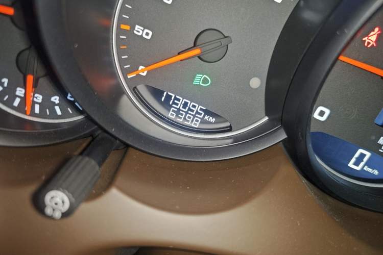 Used Porsche Cayenne 2015 Cayenne GTS 3.6T Odometer Close Up