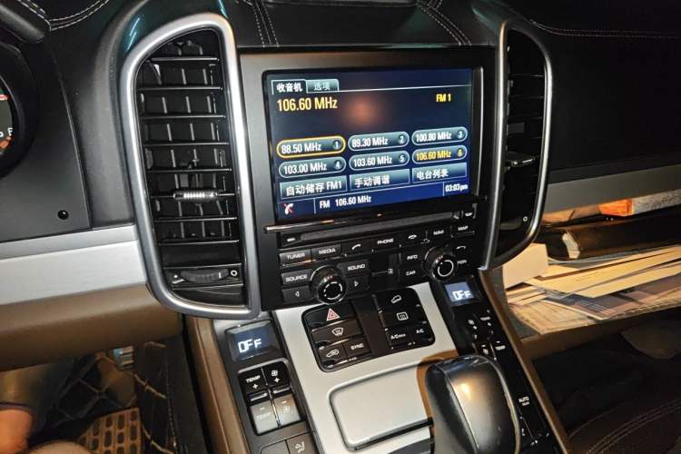 Used Porsche Cayenne 2015 Cayenne GTS 3.6T Audio And AC Panel