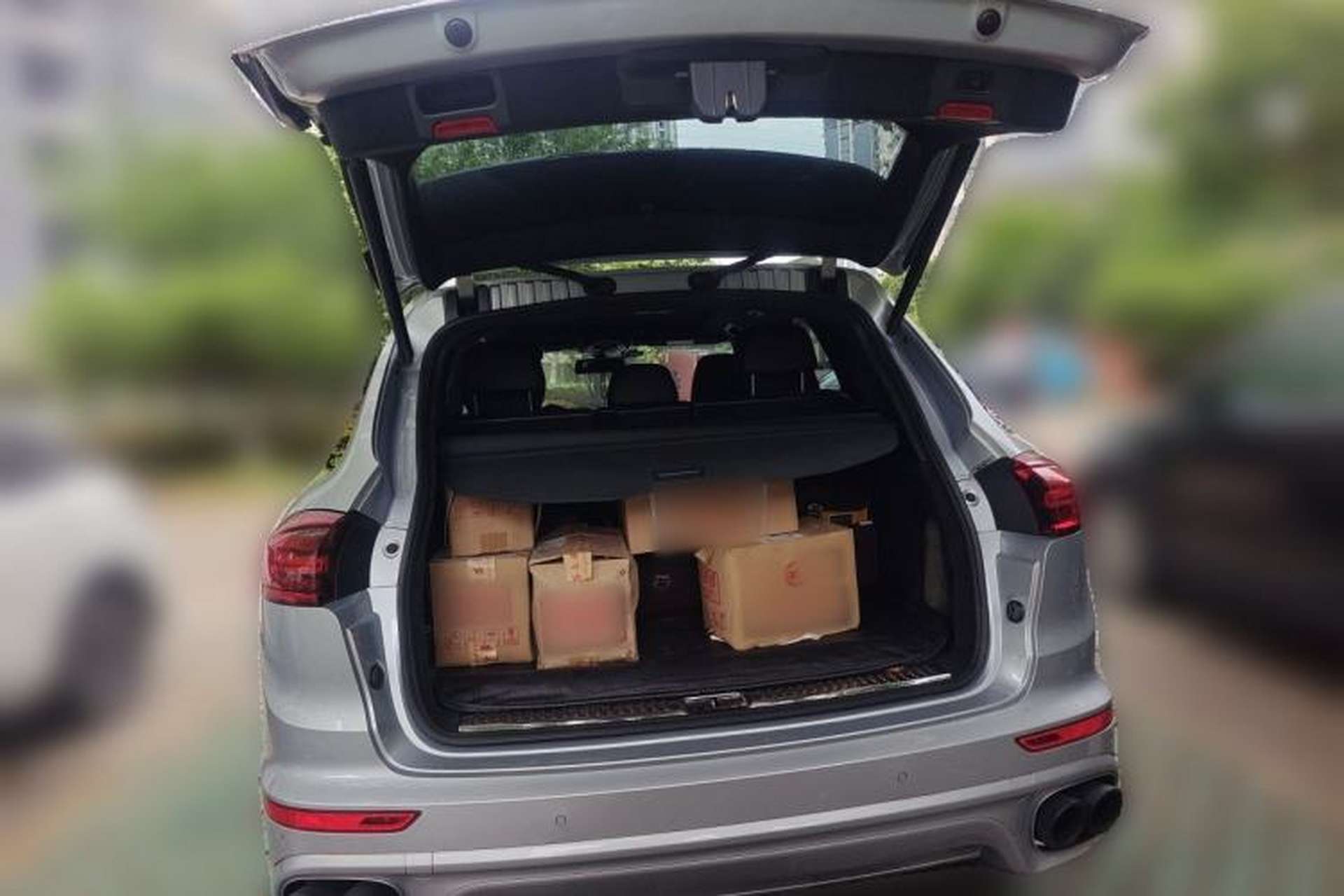 Used Porsche Cayenne 2015 Cayenne 3.0T Trunk