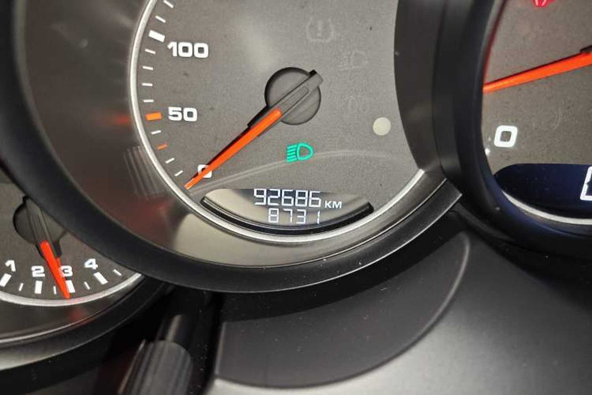 Used Porsche Cayenne 2015 Cayenne 3.0T Odometer Close Up