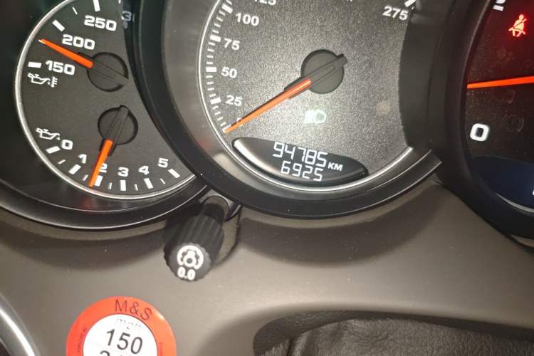 Used Porsche Cayenne 2015 Cayenne S 3.6T Odometer Close Up