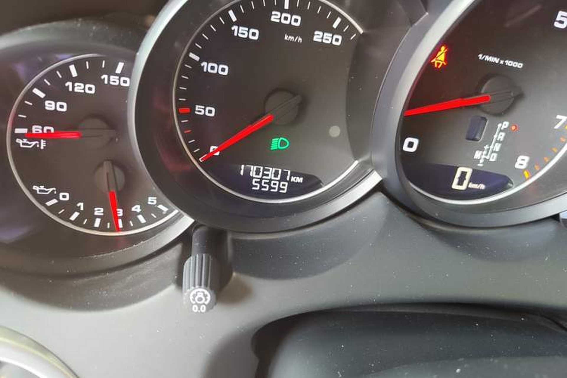 Used Porsche Cayenne 2015 Cayenne 3.0T Odometer Close Up