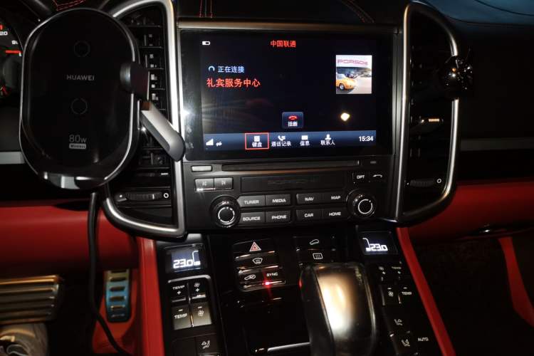 Used Porsche Cayenne 2016 Cayenne 3.0T Audio And AC Panel