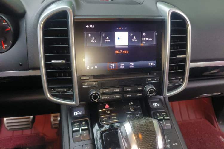 Used Porsche Cayenne 2016 Cayenne Platinum Edition 3.0T Audio And AC Panel