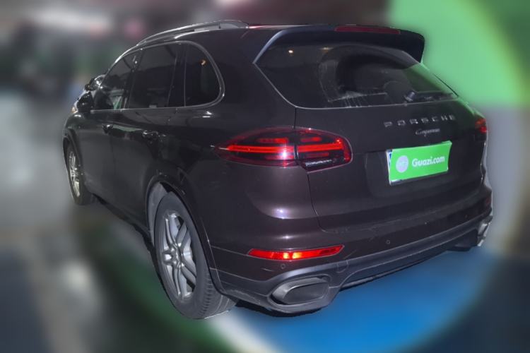 Used Porsche Cayenne 2016 Cayenne Platinum Edition 3.0T Rear Left 45 Deg
