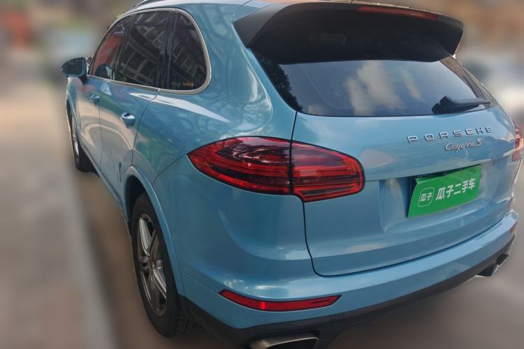 Used Porsche Cayenne 2016 Cayenne Platinum Edition 3.0T Rear Left 45 Deg