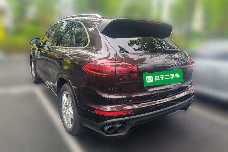 Used Porsche Cayenne 2016 Cayenne Platinum Edition 3.0T Rear Left 45 Deg